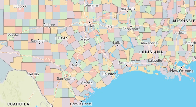 Mapbox GL example w/ 5 colors · GitHub