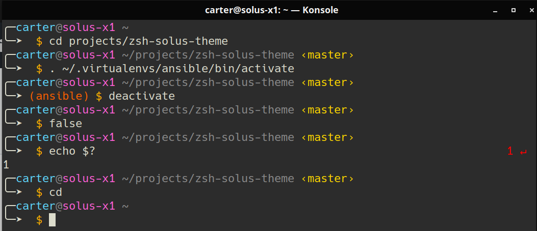 Solus zsh theme for oh-my-zsh · GitHub