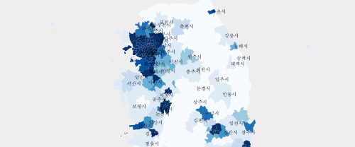 D3로 우리나라 인구밀도 시각화하기 · GitHub