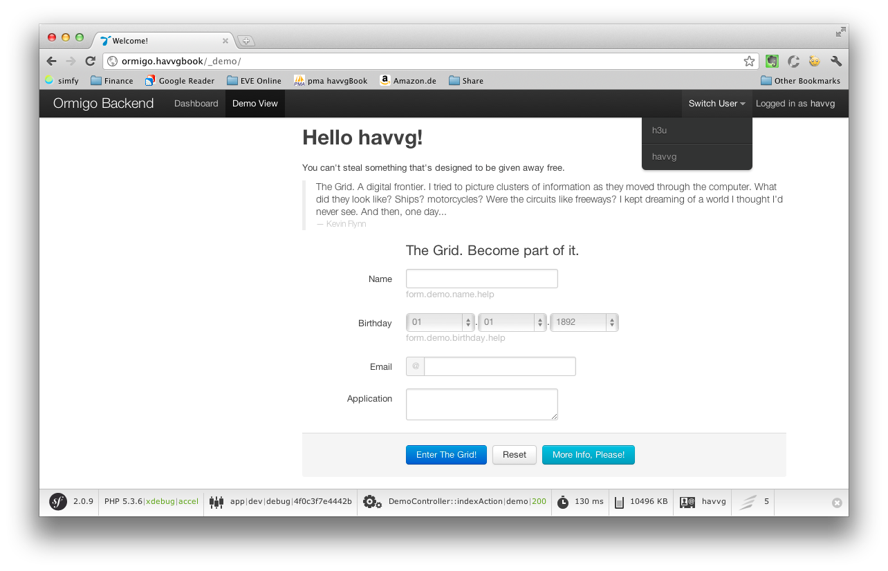 Impersonating a User in Symfony2 · GitHub