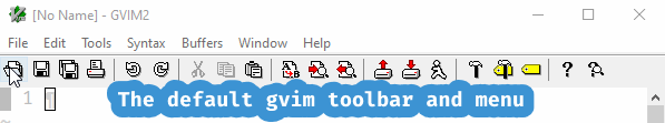 Customising a gvim toolbar · GitHub
