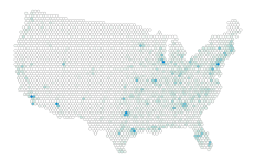 hexbin map · GitHub