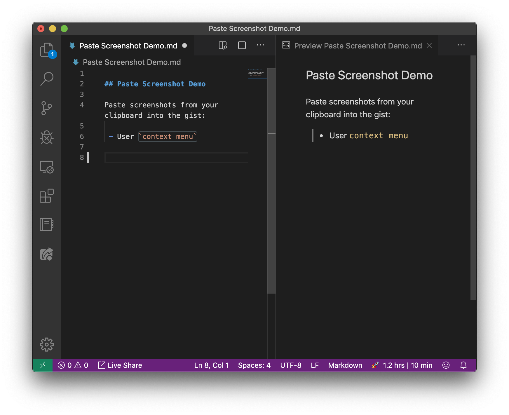 Paste Screenshot Demo.md · GitHub