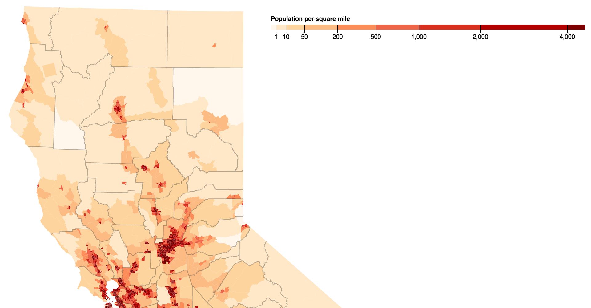 California Population Density · Github