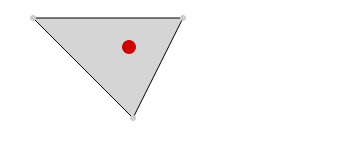 Test point in triangle · GitHub