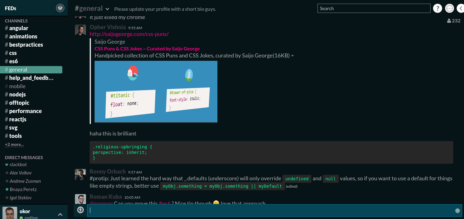 Slack theme · GitHub