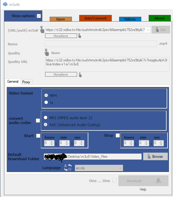 download hls streaming video chrome