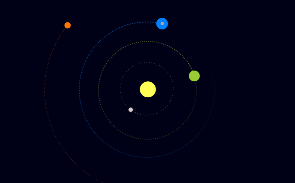 Force-simulated Solar System · GitHub