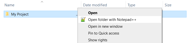 Notepad++ extension: