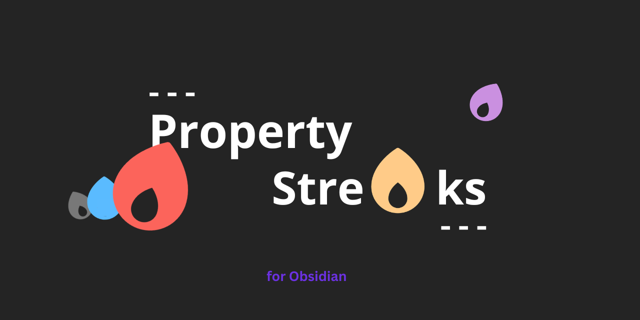 Obsidian Property Streaks Plugin