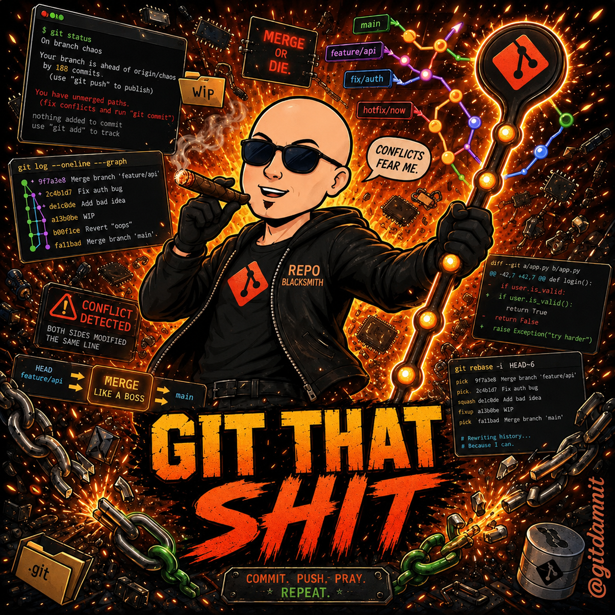 Git That Shit logo
