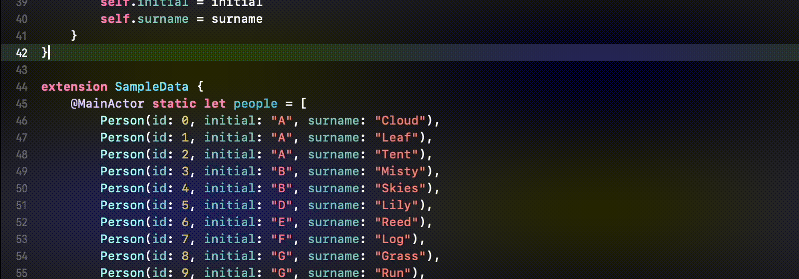 GitHub Copilot for Xcode screenshot