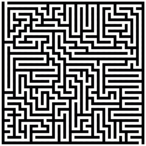 recursive backtracking maze generator algorithm python