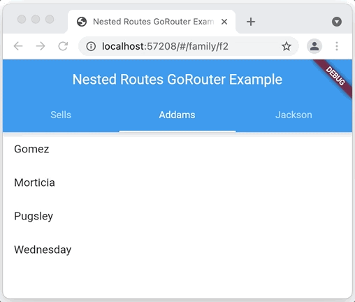 Dashboard Ui Nested Routing go_router