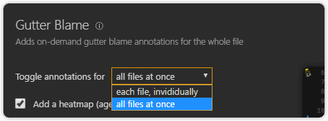 Annotations toggle setting