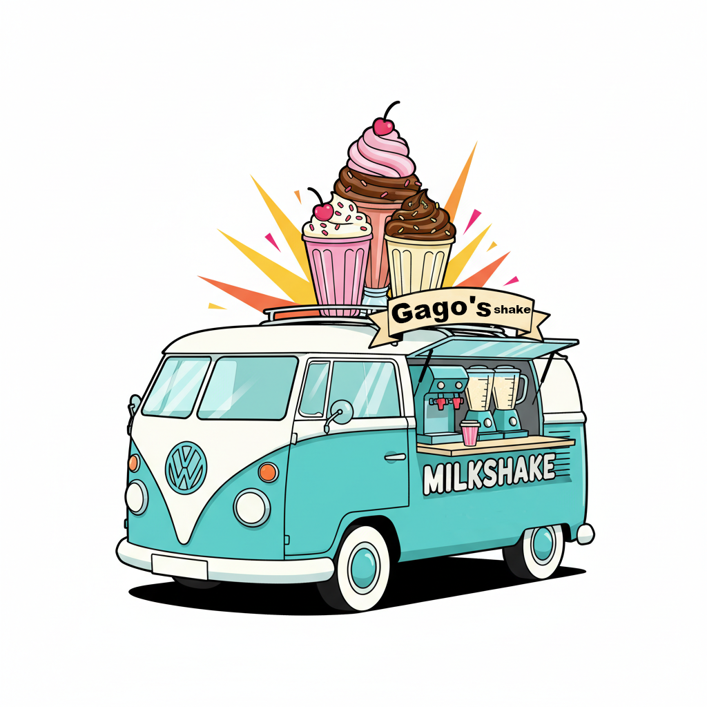 Kombi Tiffany de Milkshakes