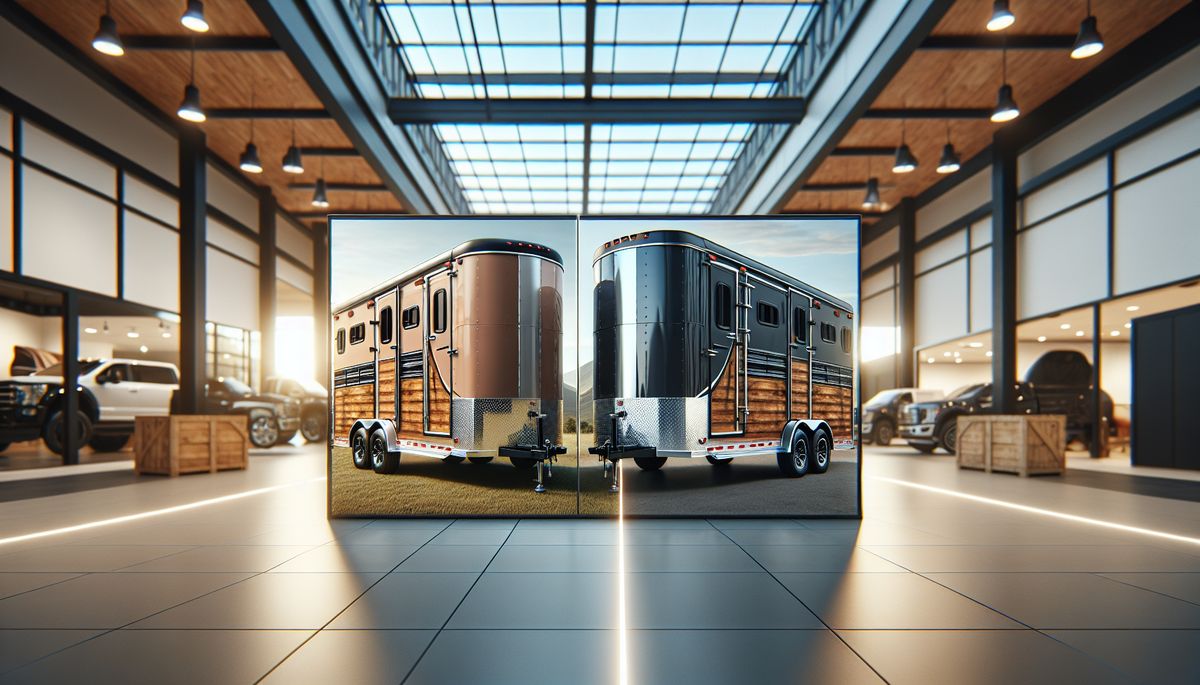 aluminum vs steel horse trailer - expert buying guide for horse trailer shoppers