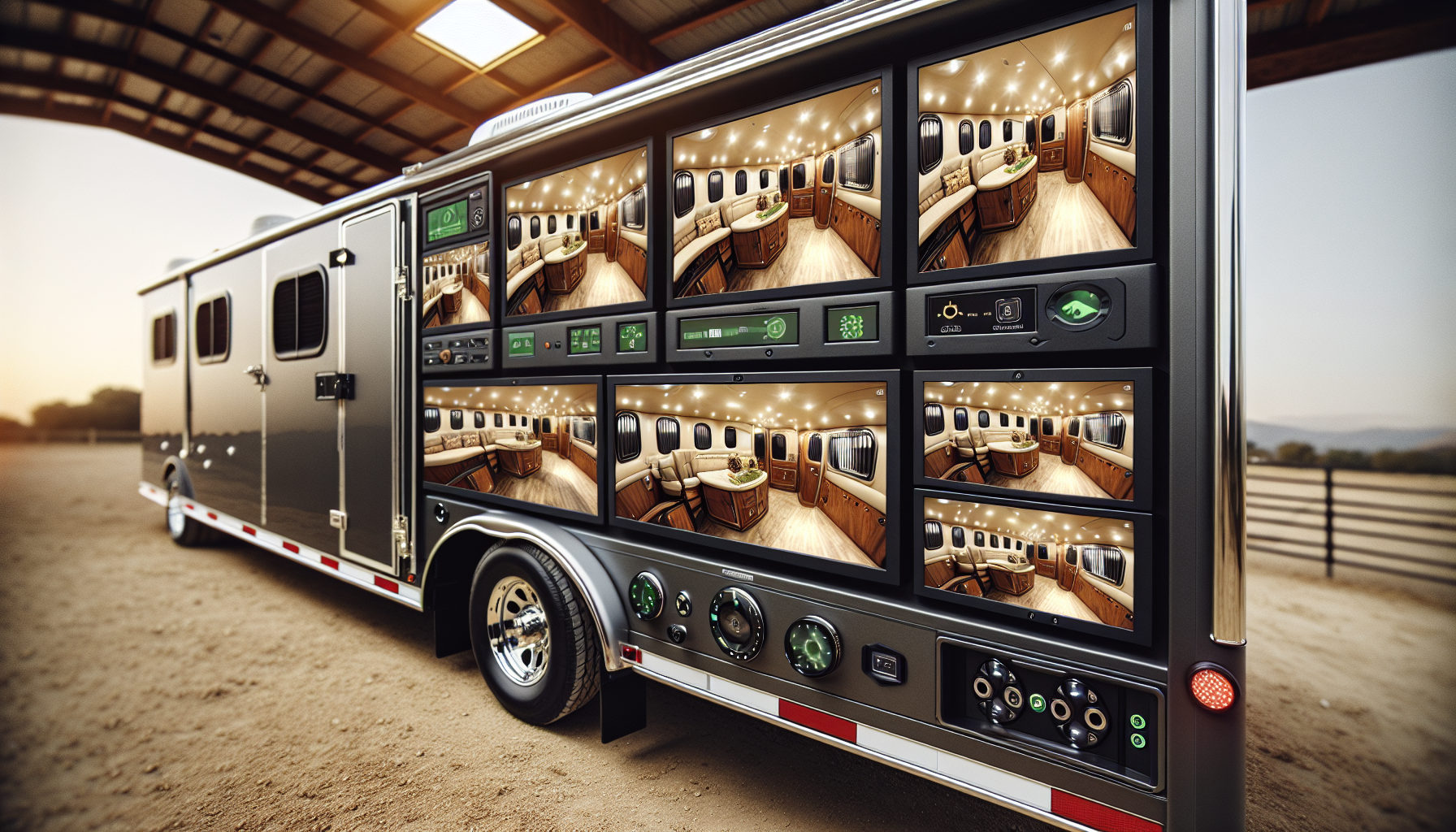 horse trailer camera system - essential horse trailer equipment and accessories