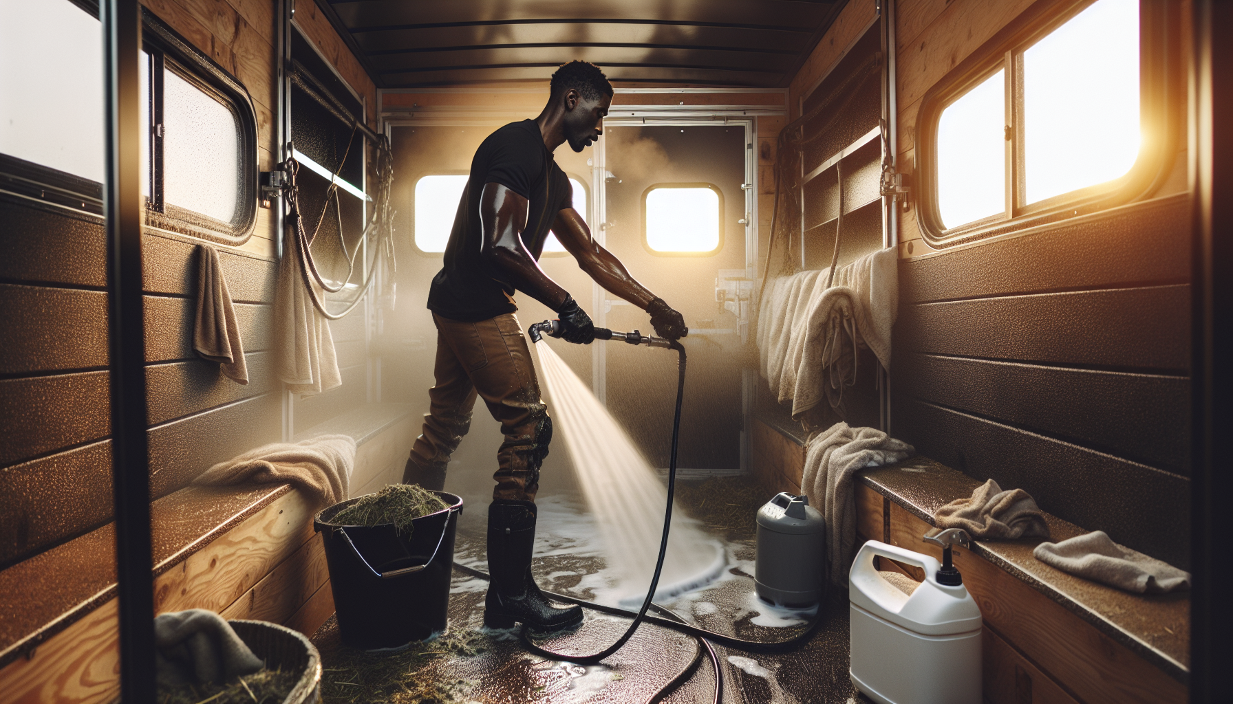 how to clean a horse trailer - step-by-step guide for horse owners