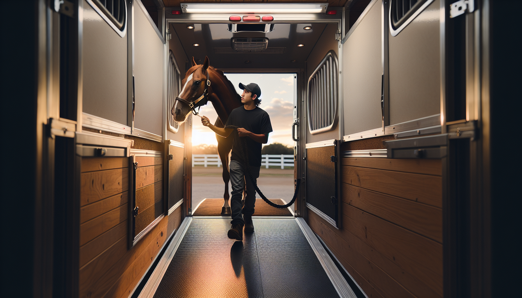 how to load a horse into a trailer - step-by-step guide for horse owners
