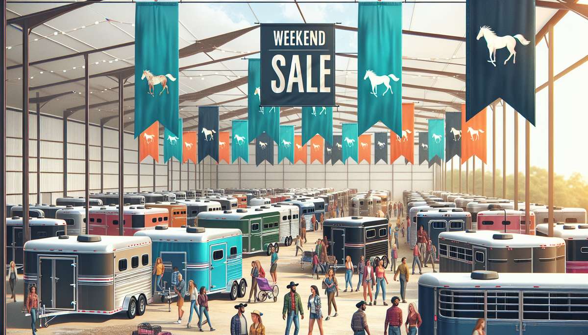 horse trailer manufacturers list - Horse trailer dealership promotional sale event