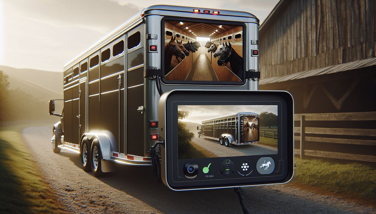 horse trailer electrical problems - Horse trailer camera monitoring system for safe travel