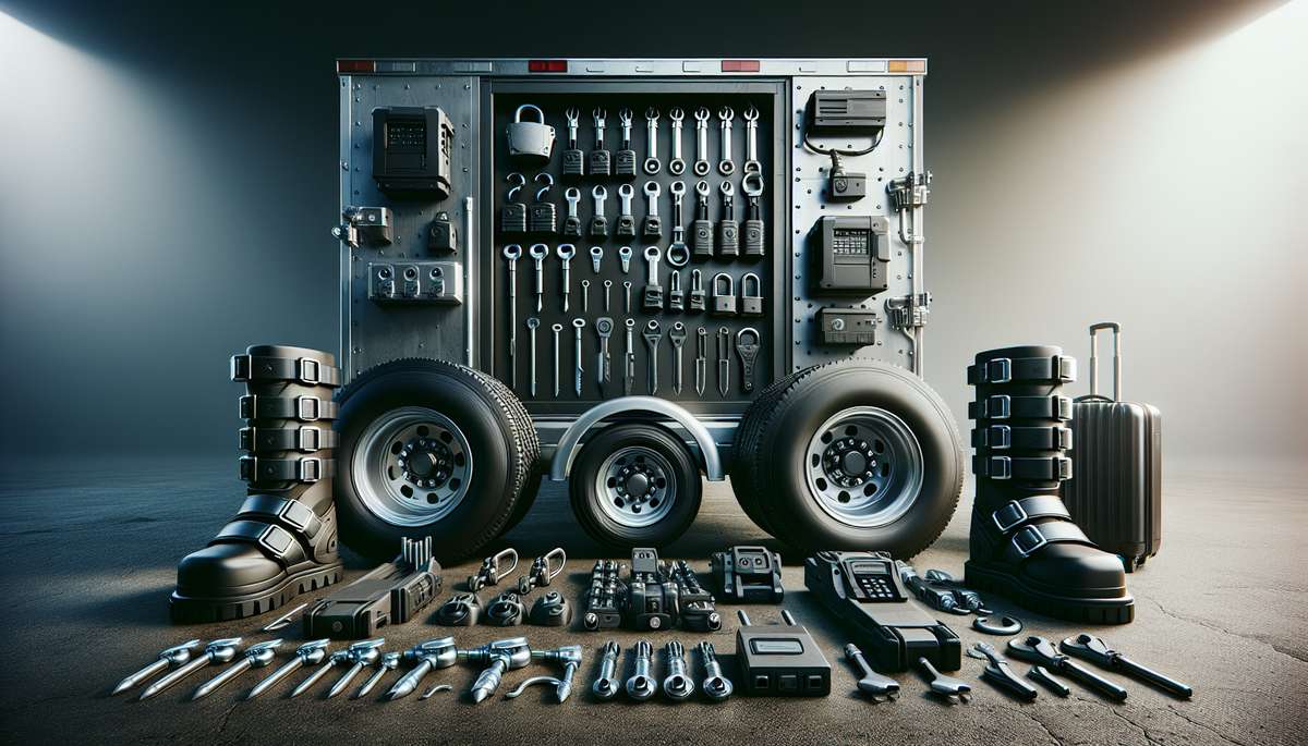 install rubber mats horse trailer - Horse trailer security locks and anti-theft protection