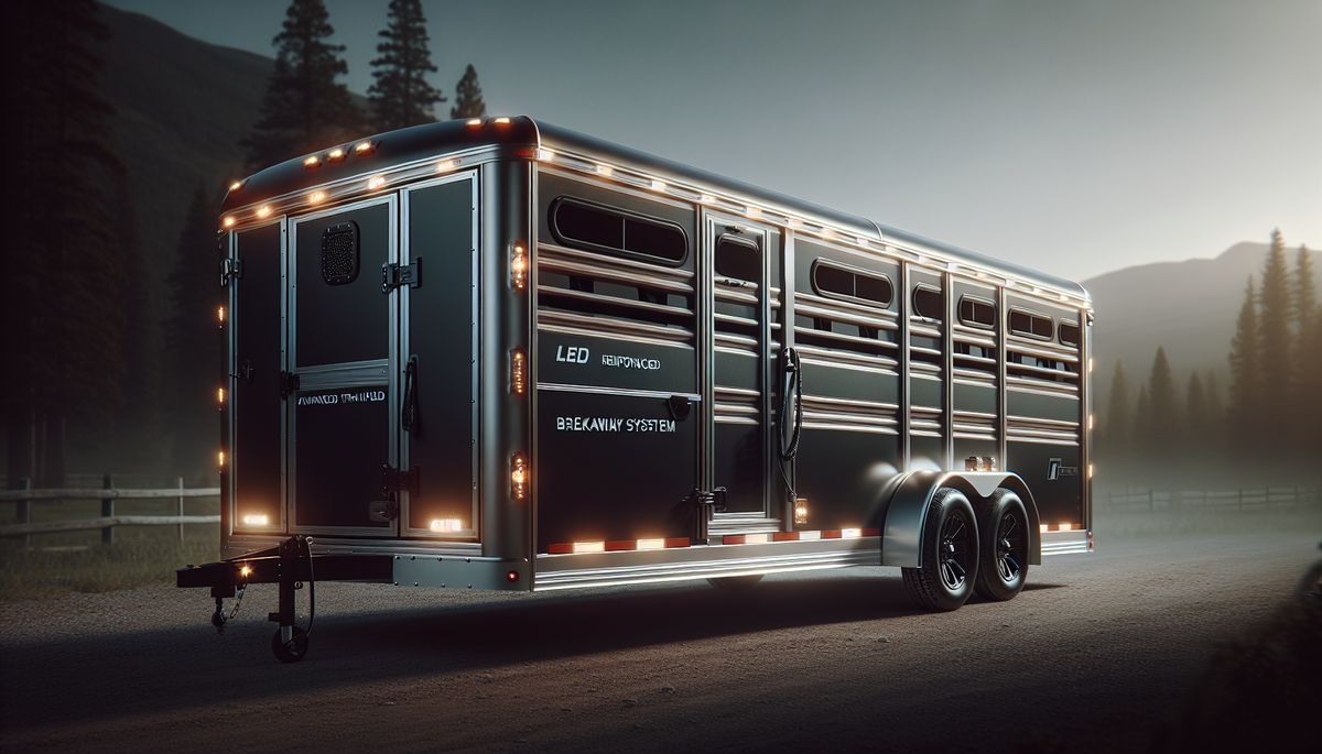 custom built horse trailers - Modern horse trailer safety features and technology