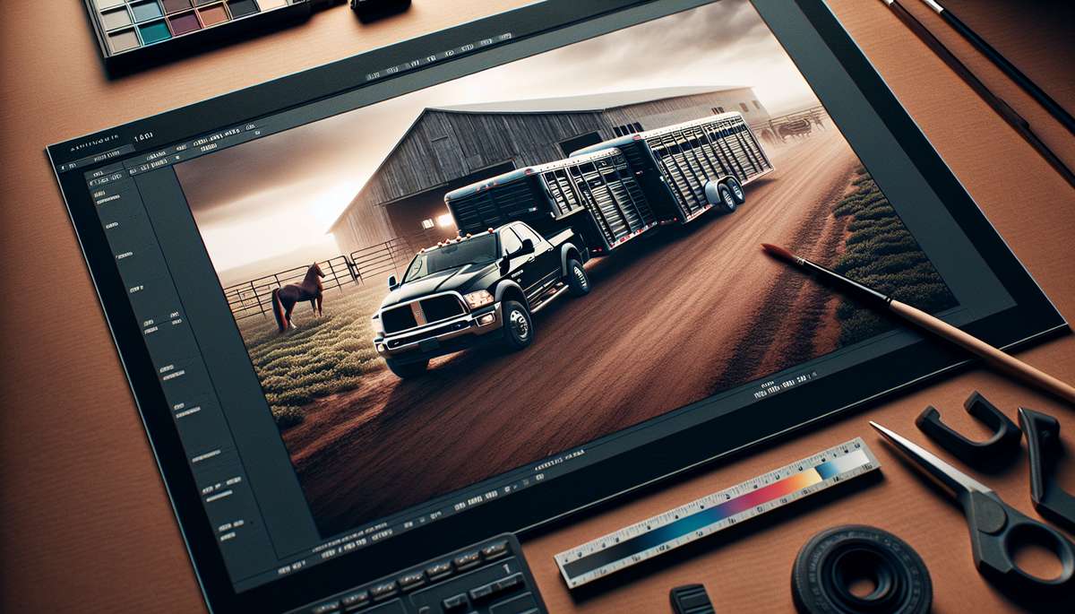 equestrian communities Houston Texas - Horse trailer delivery to a customer's ranch