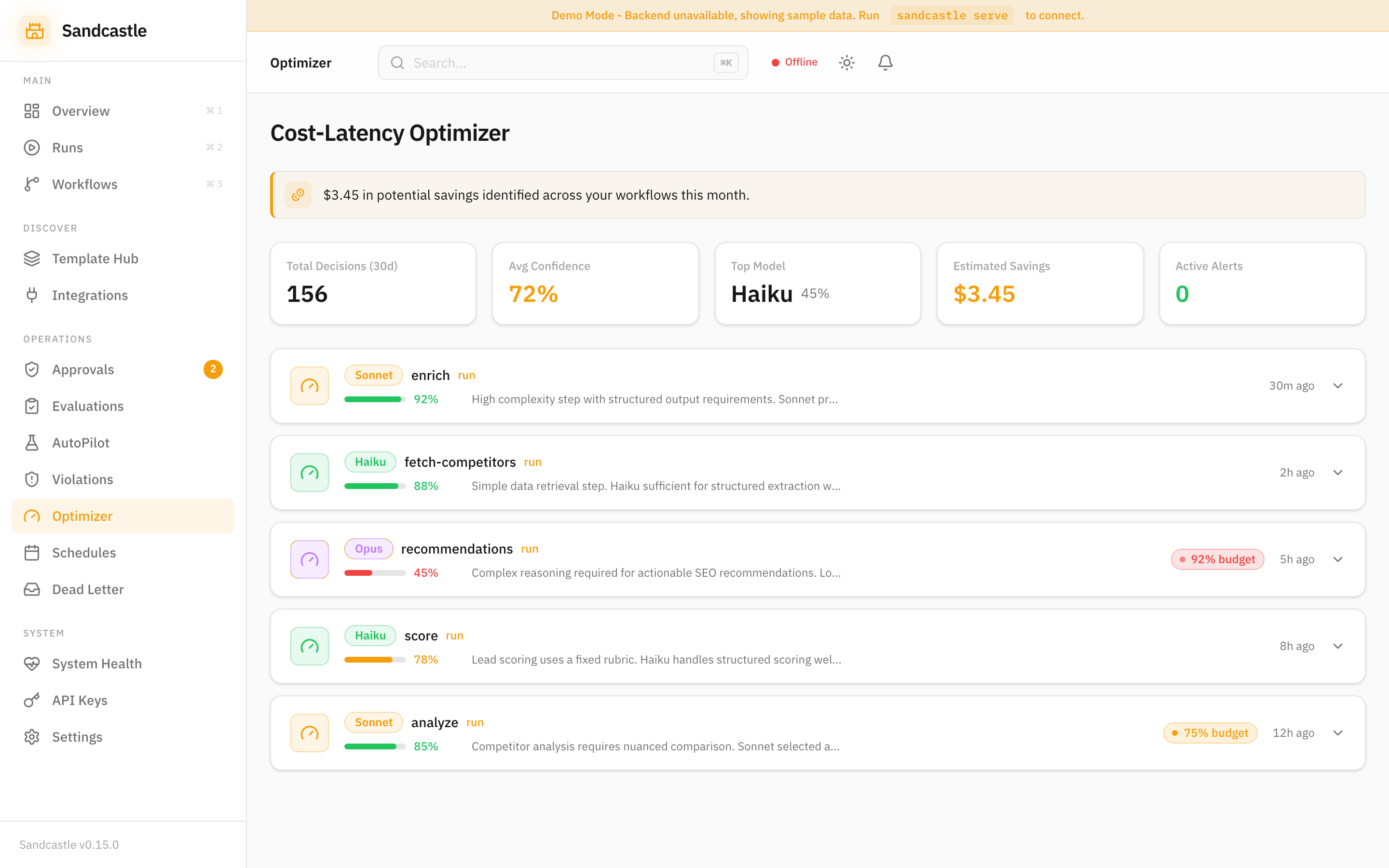 Cost-Latency Optimizer