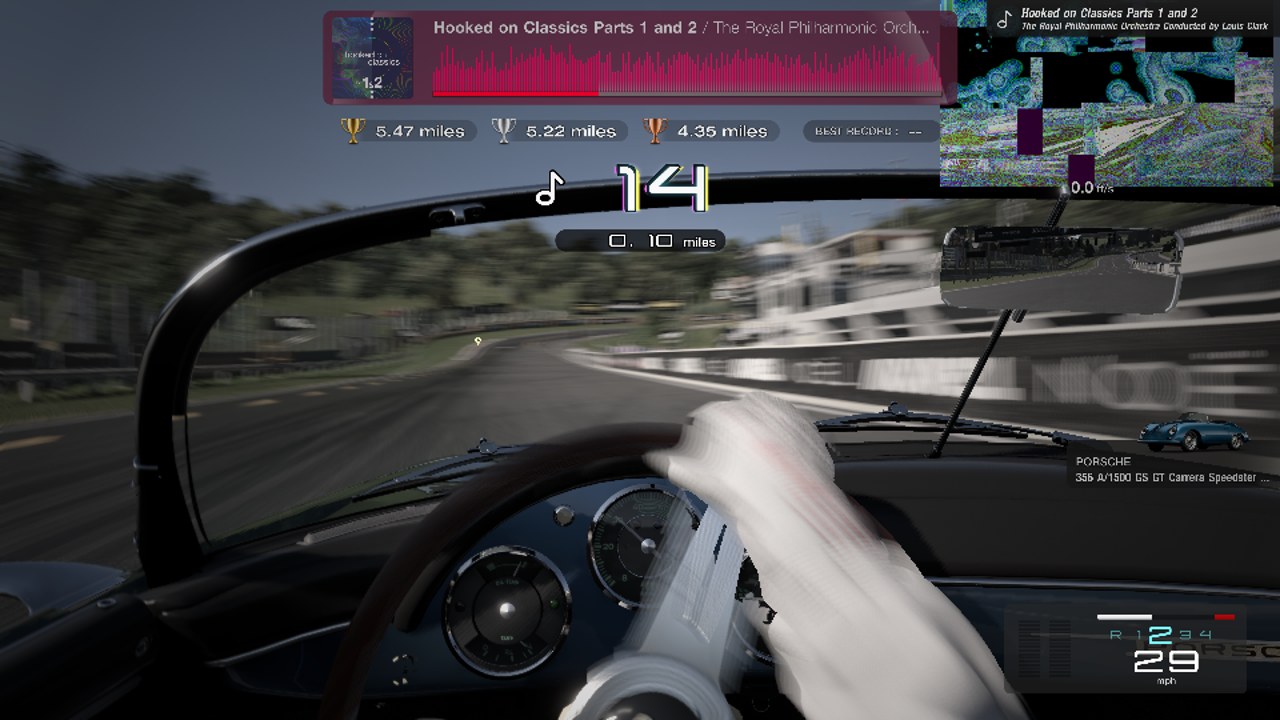 In race