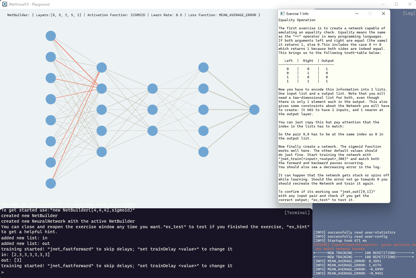 The startup screen with a 10,10,10,2 Layer Network