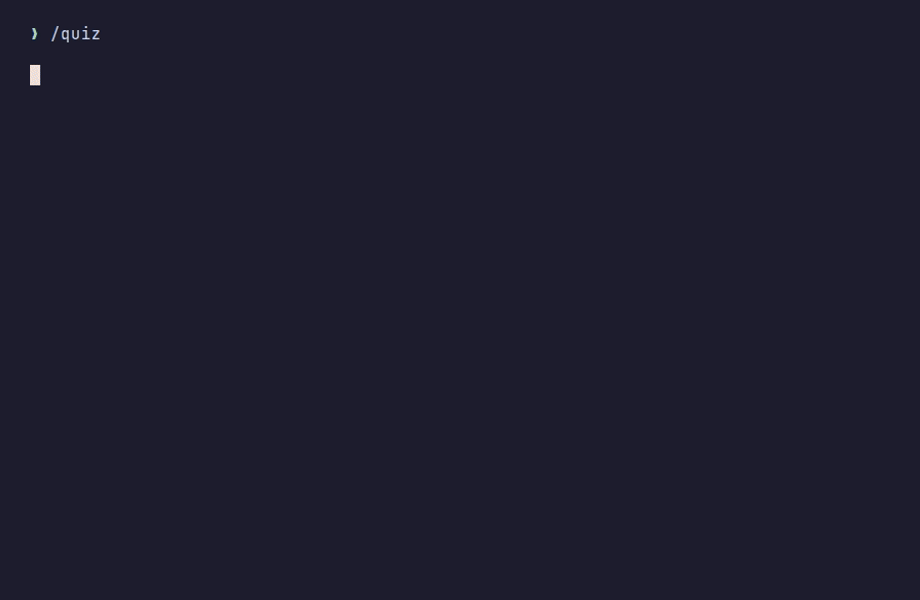 /quiz: a half-right answer gets corrected, and the result is recorded to the knowledge ledger