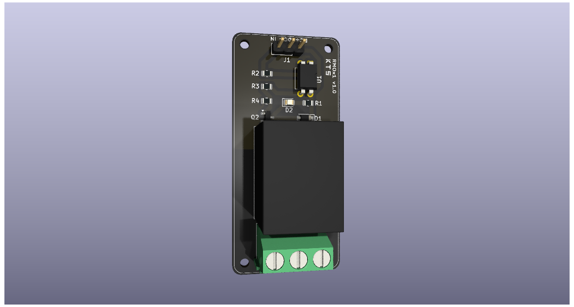 Relay module 5v optocoupler smt, from the project README