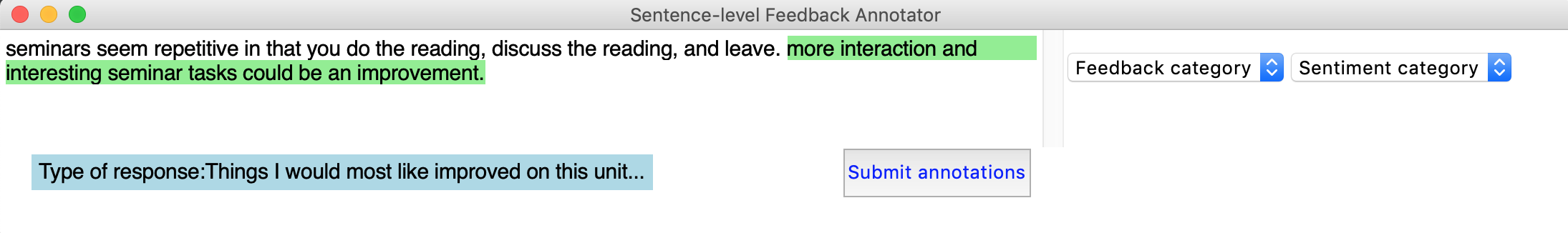 Sentence Annotation GitHub - gkontonatsios/sentence-annotation-tool: A sentence-level ...