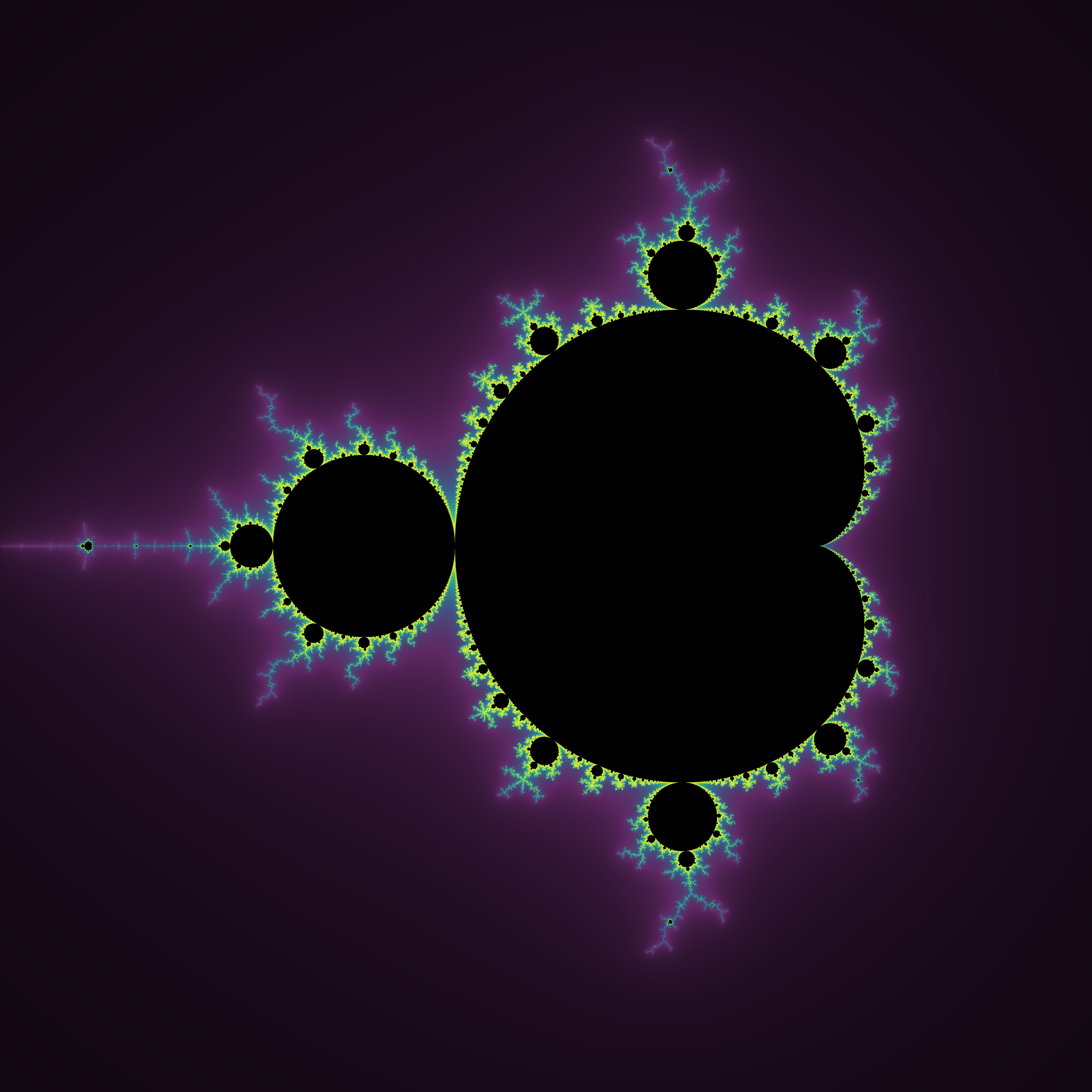 Mandelbrot set screenshot