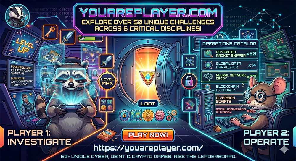 YouArePlayer CTF platform