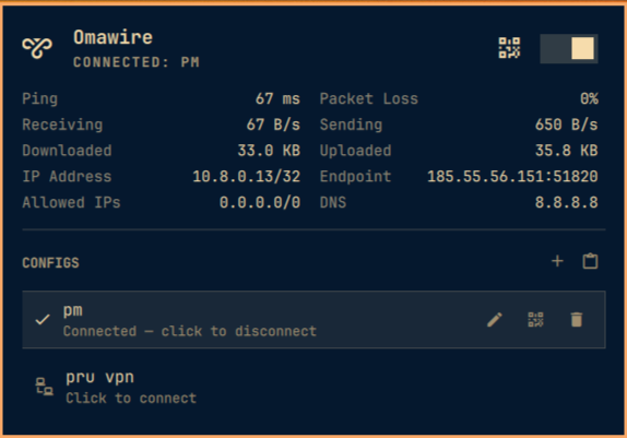 The Omawire panel