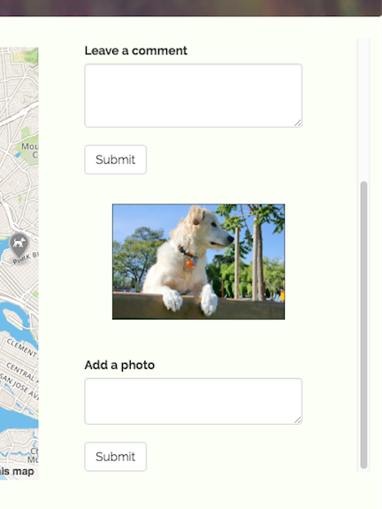 Bark Park add comment or photo
