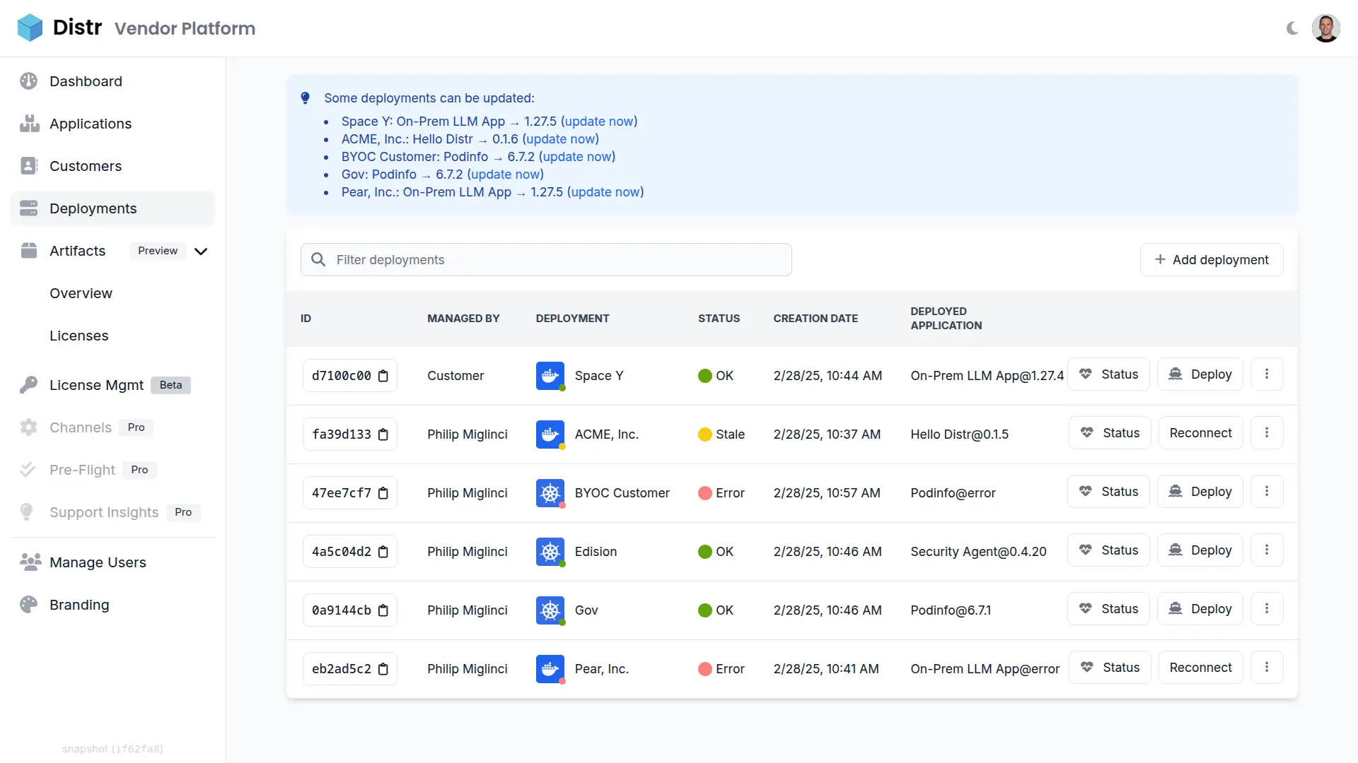 Deployment Overview