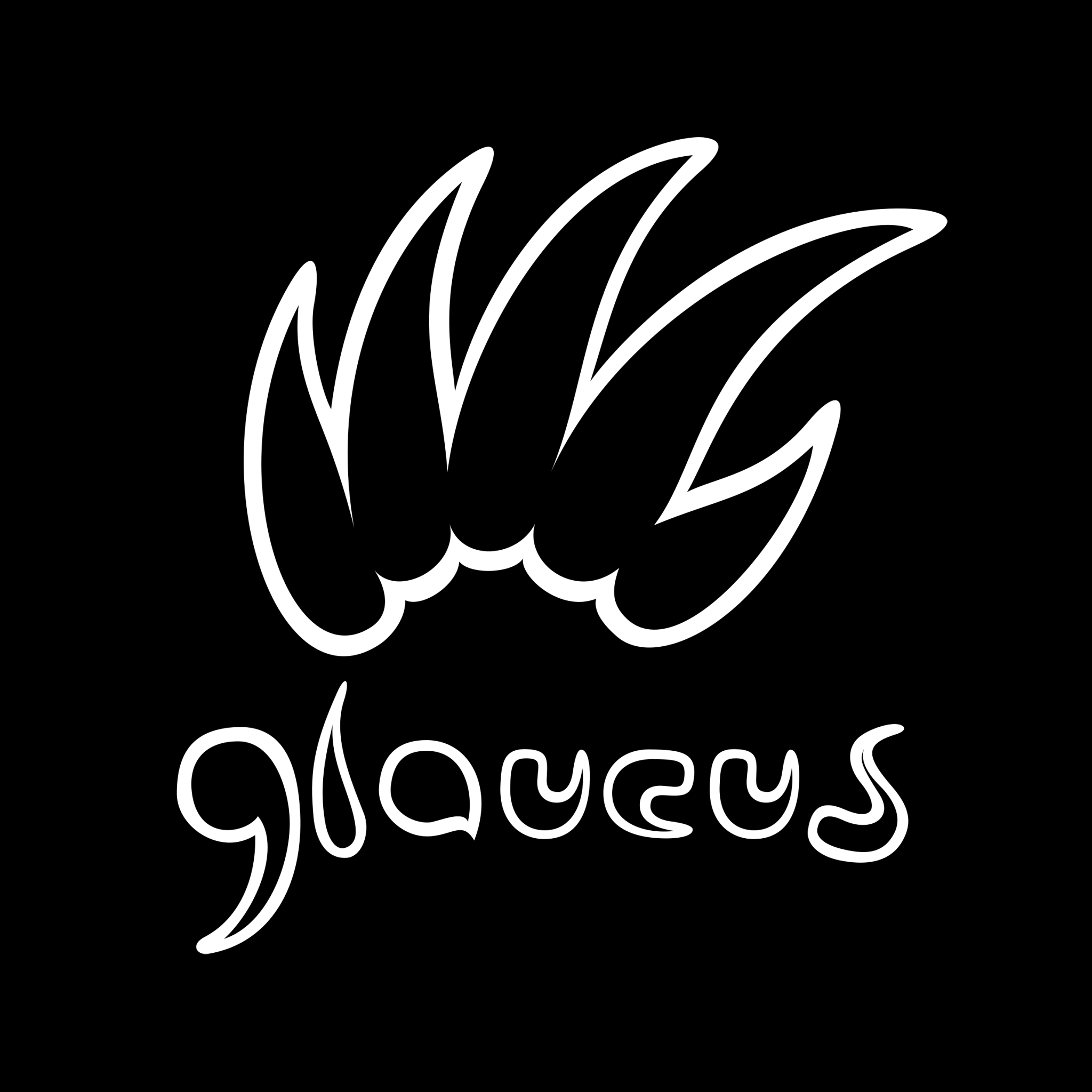 glaucus logo black bg