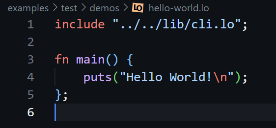 Hello World sample