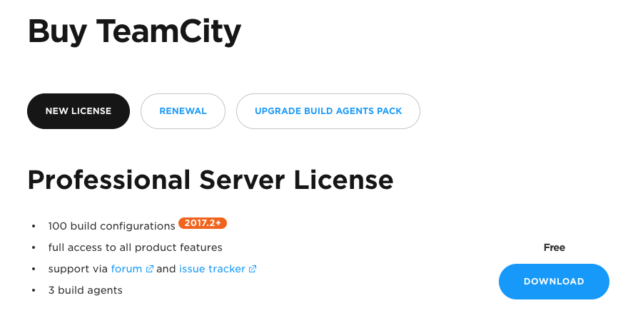 TeamCity Professional License