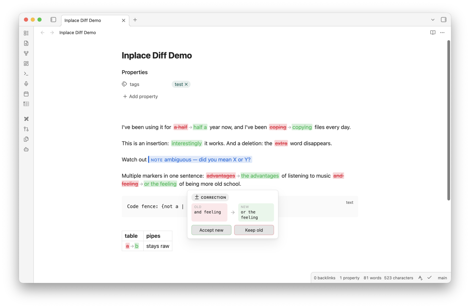 Demo: markers in Live Preview with the hover tooltip