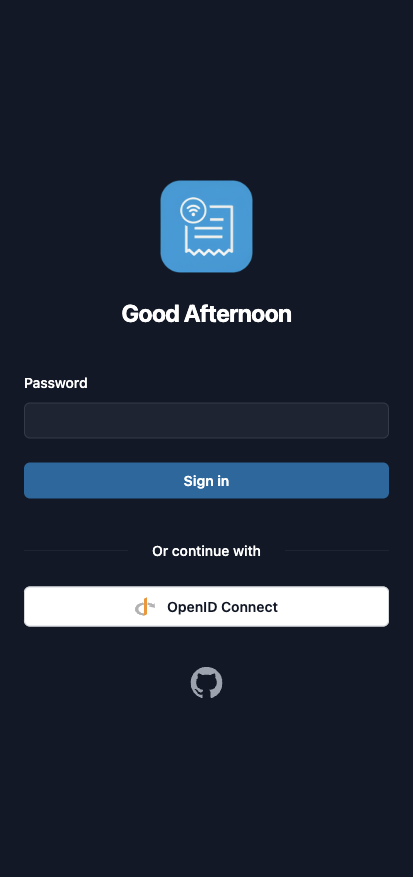 Login - Mobile