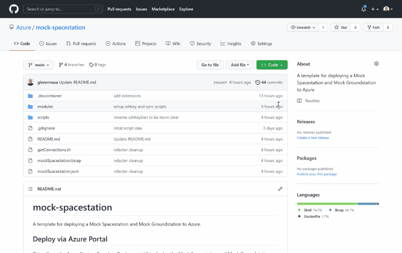 Launching the dev environment with GitHub Codespaces