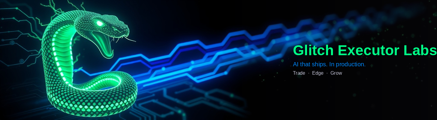 Glitch Executor Labs — AI that ships. In production.