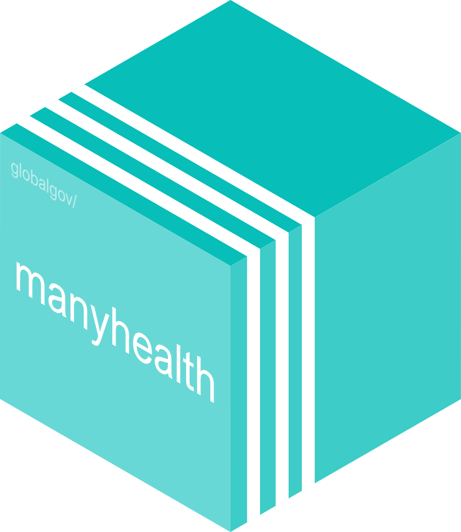 manyhealth hex sticker