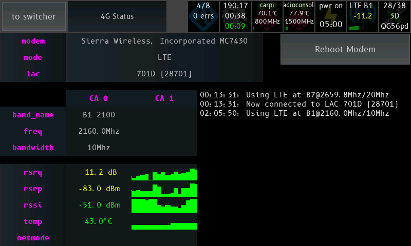 lte status