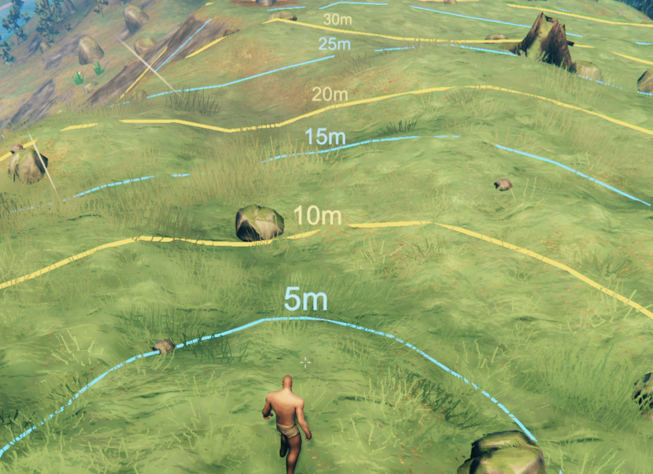 Radius Rings in game